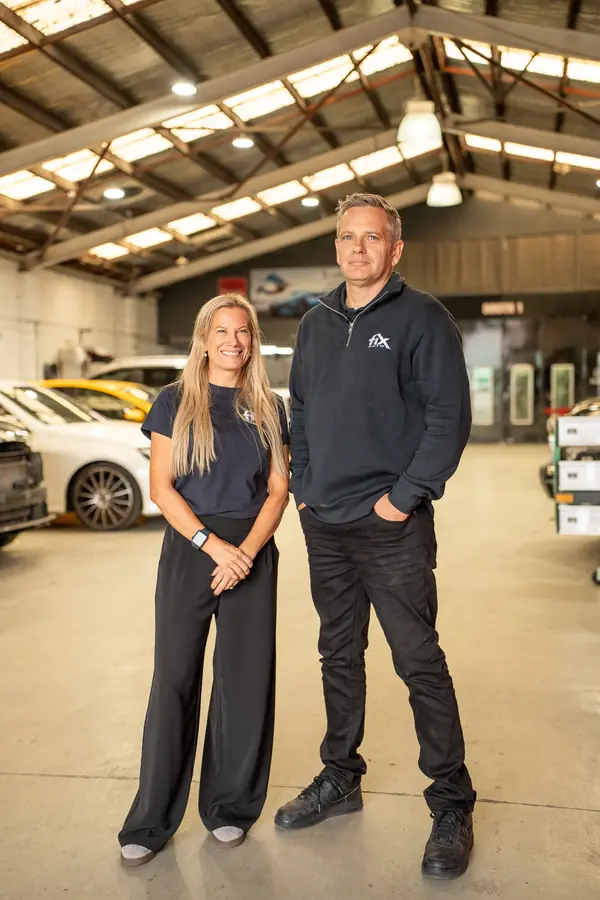 Dean and Emma Letcher, owners of Fix Auto Penrose