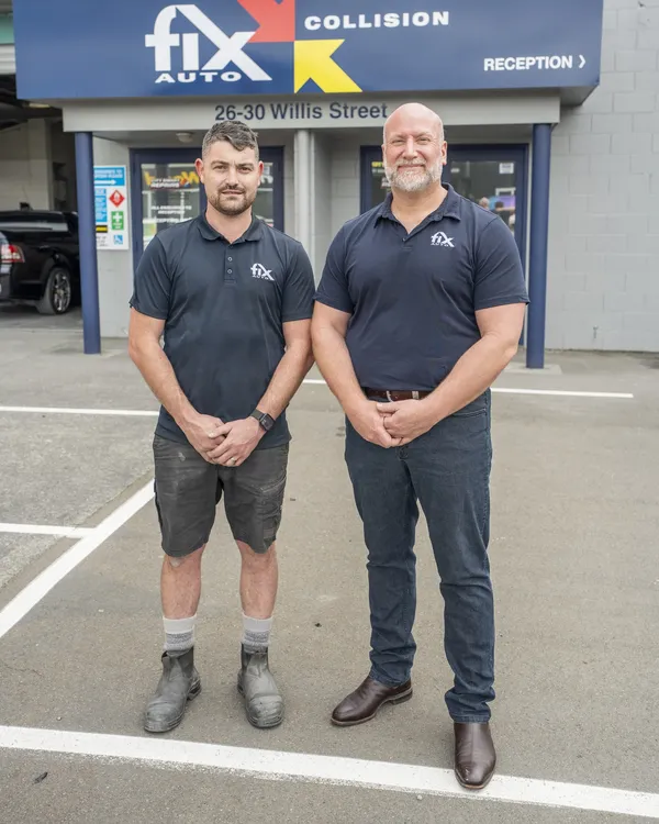 Outside Fix Auto Palmerston North CBD on Willis Street
