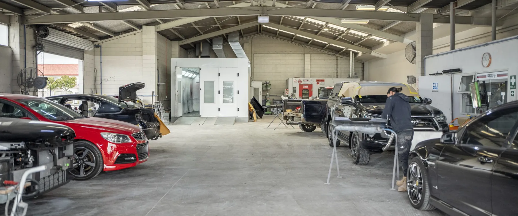 Inside the Fix Auto Palmerston North CBD workshop