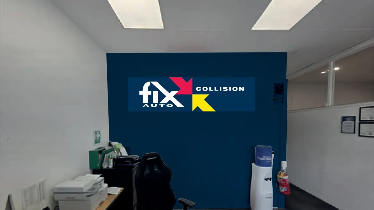 Artist's impression of the new Fix Auto Collision reception at Kingsland
